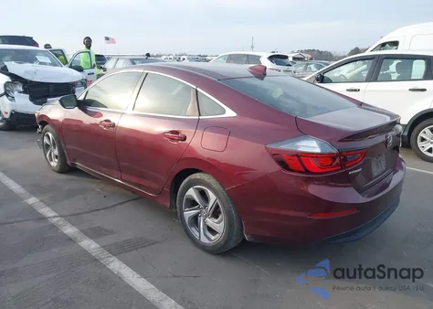 2020 Honda Insight Ex z USA, uszkodzony, nr VIN 19XZE4F5XLE007018